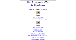 Desktop Screenshot of galerie.arc-strasbourg.net