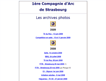 Tablet Screenshot of galerie.arc-strasbourg.net